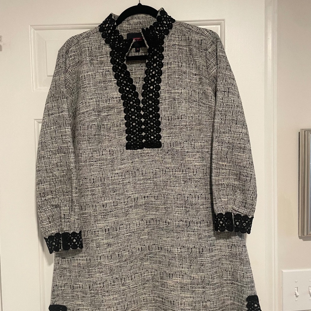 Hamptonite NY Long Sleeve Grey Dress